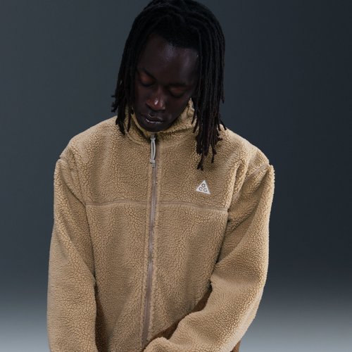 Nike ACG Therma-FIT ADV Windproof Jacket - Parachute Beige/Mosswood Brown/Light Khaki/Summit White - FV8653-297