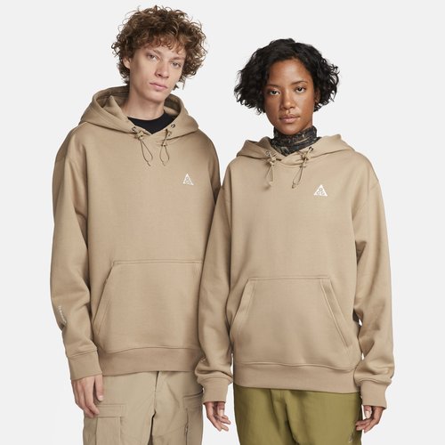 Nike ACG Therma-FIT Fleece Pullover Hoodie - Khaki/Summit White/Summit White - DZ3392-247