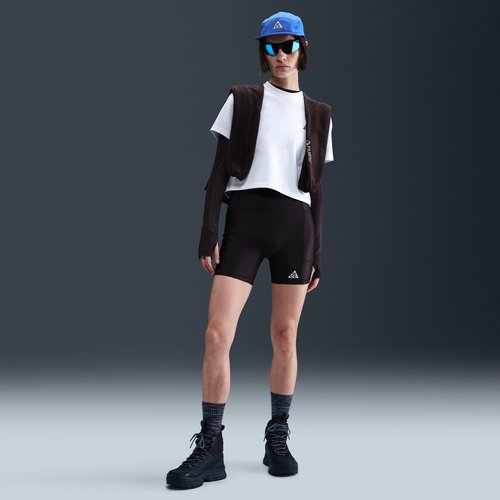 Nike ACG "Tree Frog" Dri-FIT ADV Mid-Rise 6" Shorts - Black/Black/Summit White - HJ0259-010