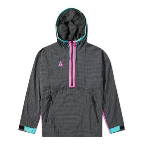 Nike ACG Woven Hooded Jacket - Anthracite/Magenta/Jade - 931907-060