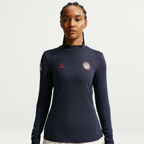 Nike ACG x United States Olympic Team Dri-FIT ADV UV Top - Obsidian/Chile Red - IB2665-451