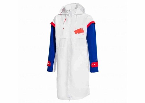 Nike Ader Error Full Zip Hooded Parka - White/Blue/Red - 578555-02