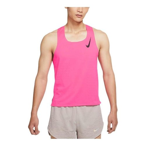 Nike AeroSwift Pullover Running Solid Color Sleeveless Vest Pink - CJ7836-639
