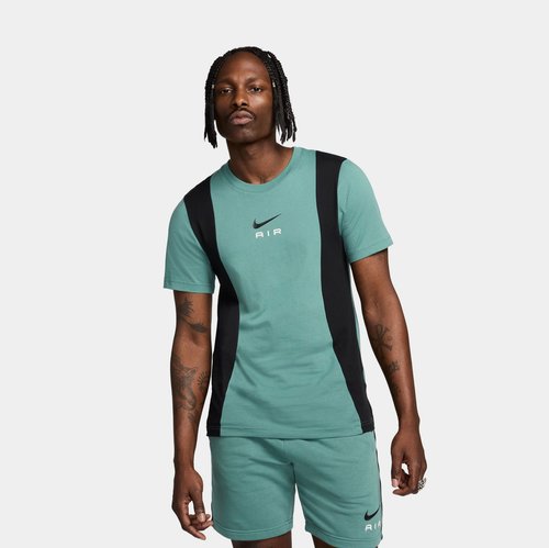 Nike Air Fit Short Sleeve Shirt - Black/Green - FN7702-361