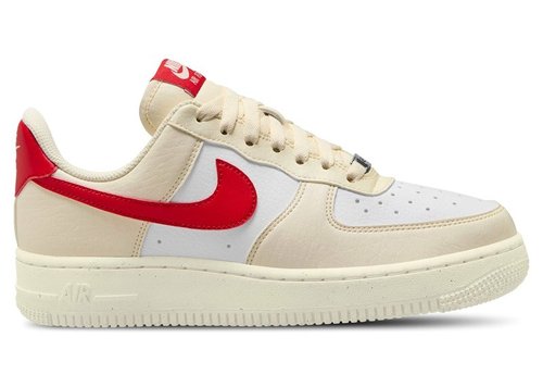 Nike Air Force 1 '07 Next Nature | Cream | Size 10.5 - Pale Ivory/White/Sail/University Red - DC9486-109