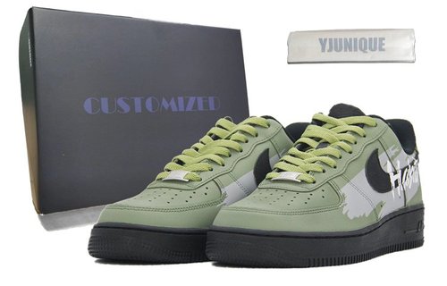 Nike Air Force 1 Low 'Military Green Alphabet' - 623987 | Solesense