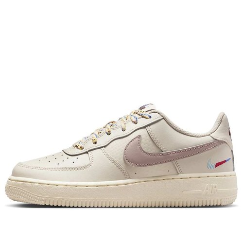Nike Air Force 1 LV8 1 - Light Orewood Brown/Burgundy Crush/Comet Blue - HQ1907-100