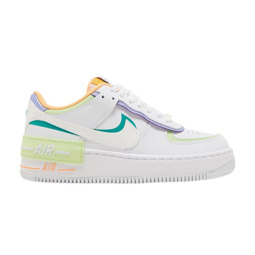 Nike Air Force 1 Shadow - White/Peach Cream/Light Liquid Lime/White - DX3718-100