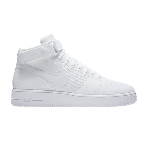 Nike Air Force 1 Ultra Flyknit Mid - White/White-White - 817420-102