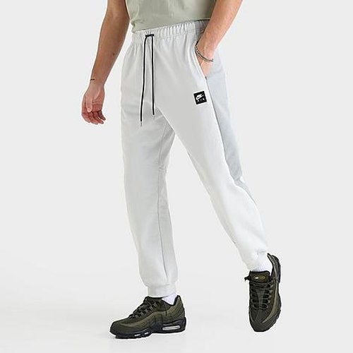 Nike Air Heavyweight Fleece Jogger Pants - Photon Dust/Light Smoke Grey/Black - HJ0291-009
