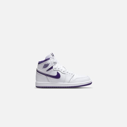 air jordan 1 high og white court purple