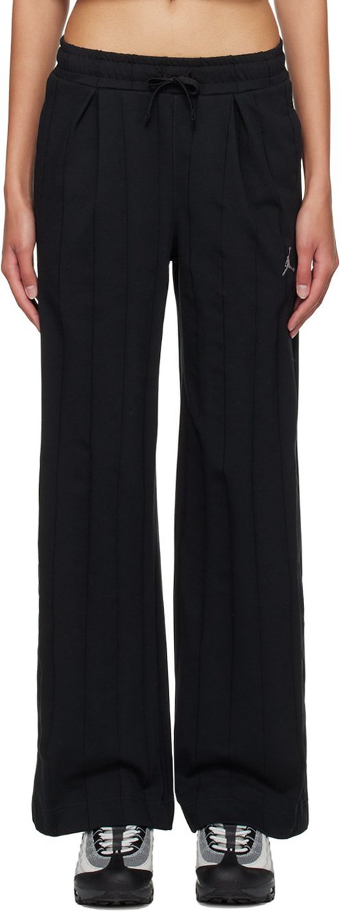 Nike Air Jordan Wide-Leg Lounge Pants - Black - DX0397-010
