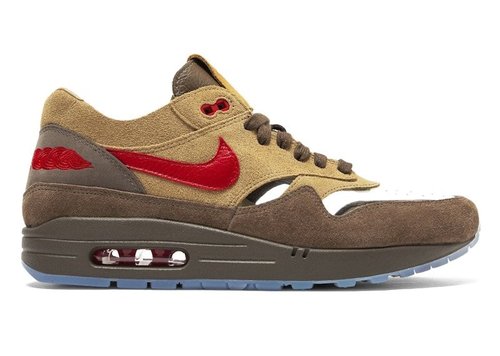Nike Air Max 1 CLOT Kiss of Death CHA Special Box - Rocky Tan/Sport Red - (SPECIALBOX)DD1870-200-SB