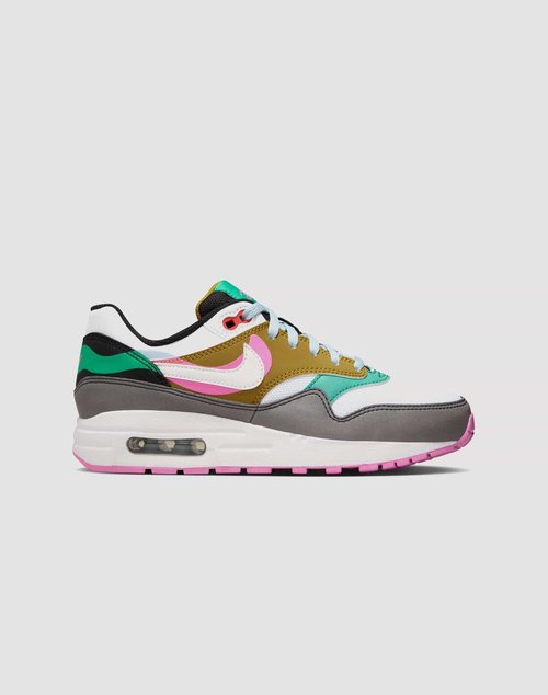 Nike Air Max 1 SE Black/White/Playful Pink/Stadium Green - Multi - FJ3286-001P