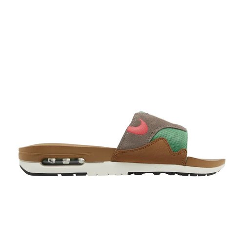 Nike Air Max 1 Slide - Ale Brown/Olive Grey/Sail/Coral - FJ4007-200