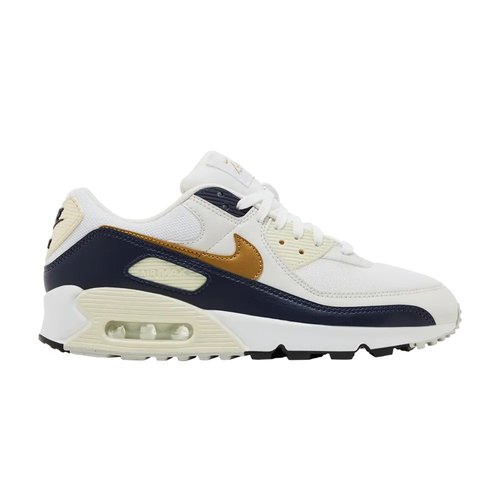 Nike Air Max 90 - White/Obsidian/Coconut Milk/Metallic Gold - HF3444-100