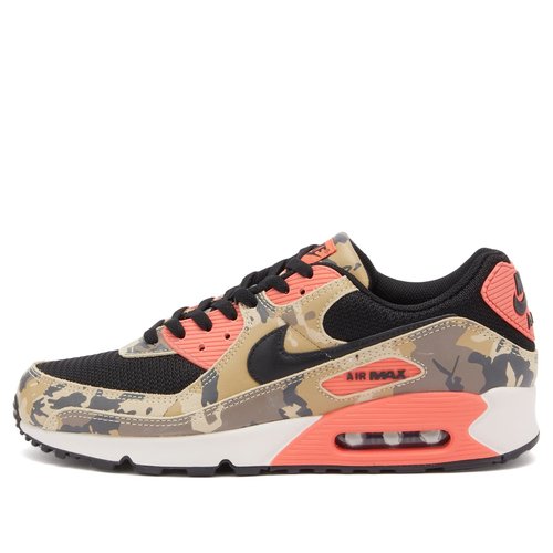 Nike Air Max 90 Premium - Light Khaki/Black/Magic Ember - IF1721-200