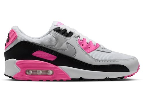 Nike Air Max 90 - White/Pink Glow/Black/Wolf Grey - IM4613-100