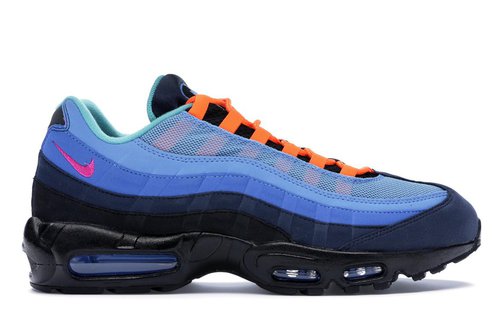 Nike Air Max 95 Studios Sole - Ocean/Coral/Black - 818592-992