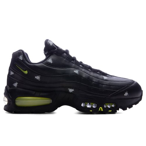 Nike Air Max 95 Premium - Black/Black/Metallic Dark Grey/Neon Yellow - IM3082-001