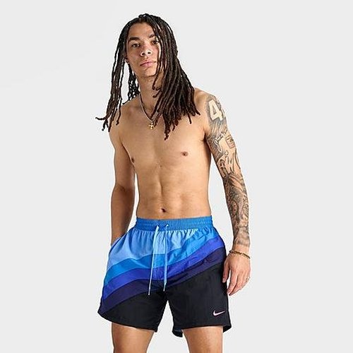 Nike Swim 7" Fully Lined Volley Shorts - Game Royal - NESSF512-494
