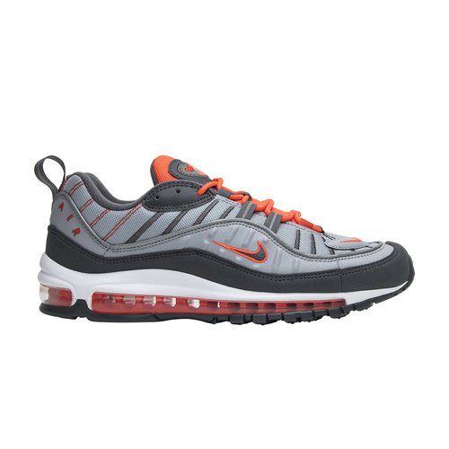 Nike Air Max 98 - Wolf Grey/Dark Grey-Total Crimson - 640744-006