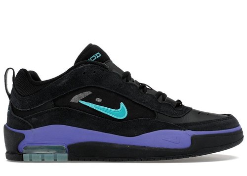 Nike Air Max Ishod Wair SB - Black/Black/Persian Violet/Dusty Cactus - FB2393-003