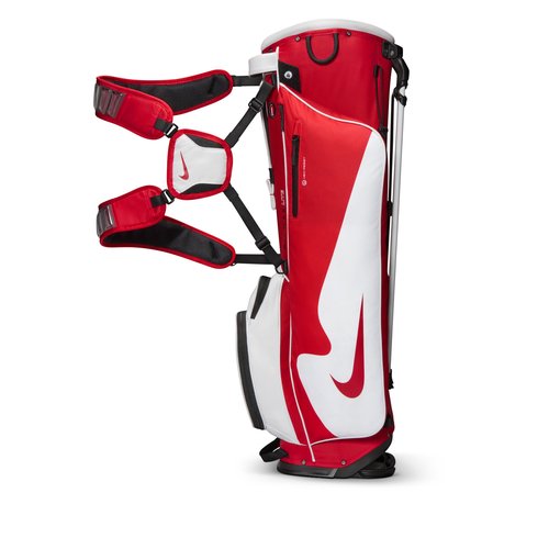 Nike Air Max Lite Golf Bag - University Red/Pure Platinum/University Red - N1012191-655