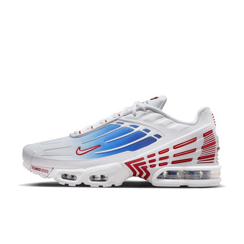 Nike Air Max Plus 3 | | Size 5.5 - White/University Red/Deep Royal Blue - FN3411-100