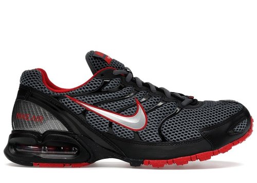 Nike Air Max Torch 4 'Black Red - Dark Grey/Metallic Silver - 343846-006