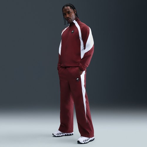 Nike Air Woven Track Pants - Dark Team Red/White/Black - HV0874-619