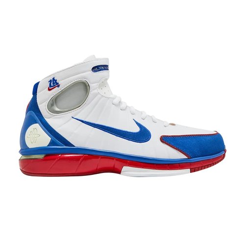 Nike Air Zoom Huarache 2K4 2004 - White/Varsity Royal-Varsity Red-Metallic Silver - 308475-146