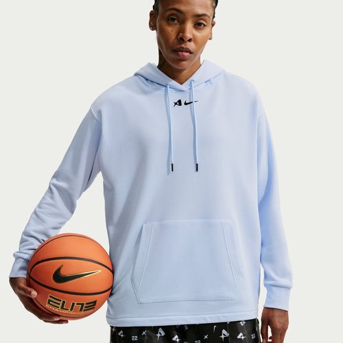 Nike A'ja Wilson Basketball Hoodie - Hydrogen Blue/Black - IO1343-407