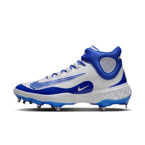 Nike Alpha Huarache Elite 4 Mid - White/Hyper Royal - FD2744-104