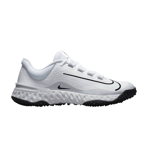 Nike Alpha Huarache Elite 4 TF - White/Pure Platinum/Wolf Grey/Black - FD2746-102