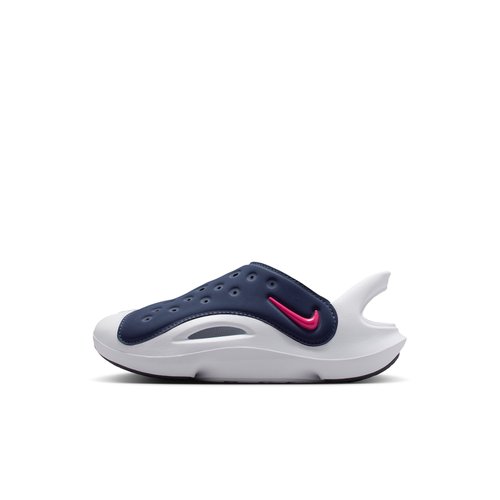 Nike Aqua Swoosh Sandal - Midnight Navy/White/Rush Pink - FN0876-401