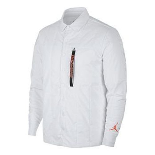 Nike AS 23 ENGINEERED QLTD SHACKET - White/Black - AJ1053-100