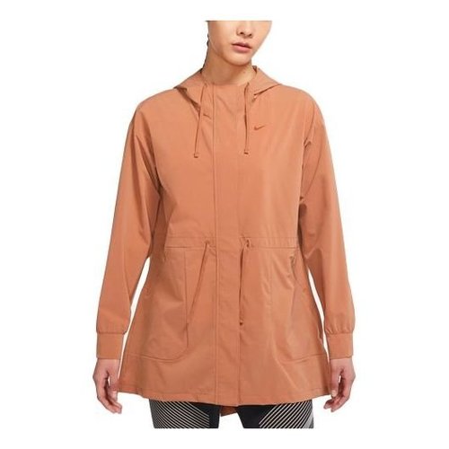 Nike AS NK DF BLISS LUXE ANORAK MINERAL CLAY - DH3528-215