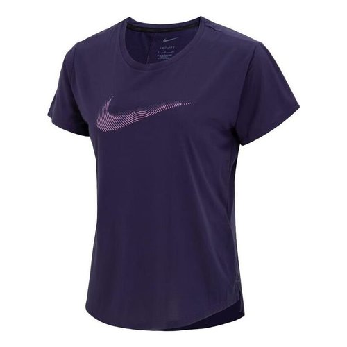 Nike AS NK DF Swoosh HBR SS Top - Purple - FB4697-555