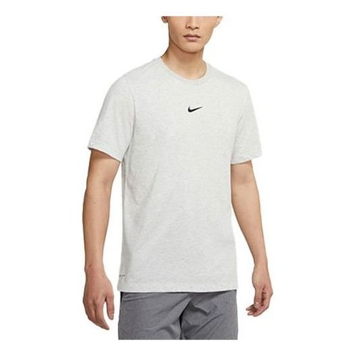 Nike AS NK DF Tee DFC Crew GREY HEATHER - Grey - DM3121-050