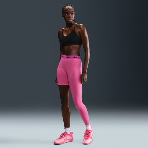 Nike Asymmetric Mid-Rise Single-Leg Basketball Leggings - Pinksicle - HQ6455-684