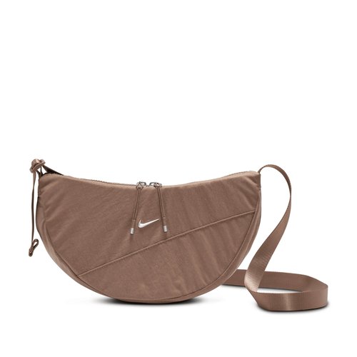 Nike Aura Crescent Crossbody Bag 4L - Mink Brown/Mink Brown/Matte Silver - HQ4370-214