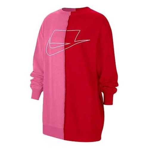 Nike Back Cardigan Zipper Long Sleeves - Red/Pink - CZ1431-657