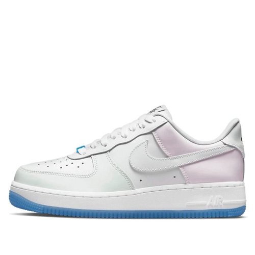 Nike Basket Air Force 1 Low '07 LX Uv Reactive Swoosh - White/White-White-University-Blue - DA8301-101COLORISWHITE/WHITE-WHITE-UNIVERSITY-BLUE