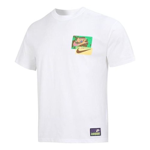 Nike Behind Graffiti T-Shirt - White - FB9787-100