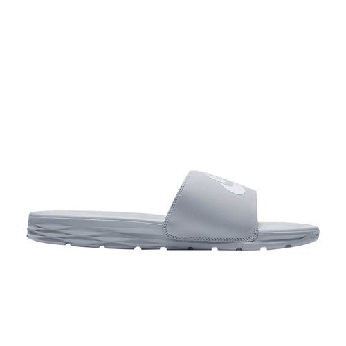 Nike Benassi Solarsoft 2 Golf Slide - Wolf Grey/White - 910311-002