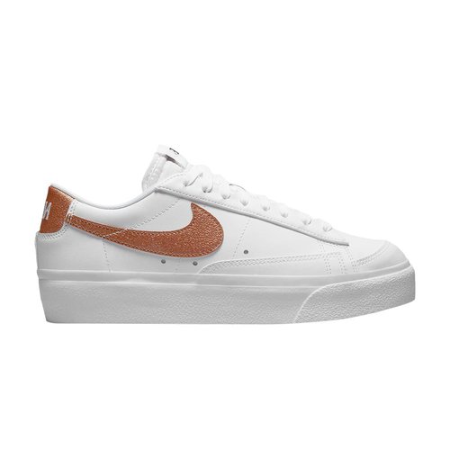 Nike Blazer Low Platform - White/Metallic Copper/Black - DQ7571-100