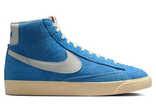 Nike Blazer Mid '77 Premium - University Blue/Muslin/Black/Sail - HF3157-400