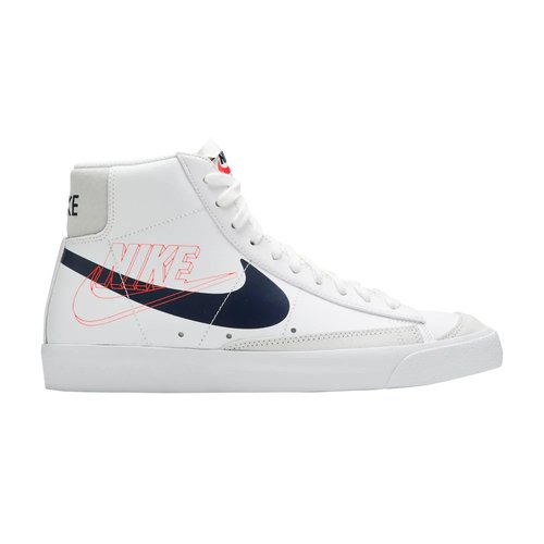 Nike Blazer Mid '77 Vintage - White/Navy Blue - DA4651-100
