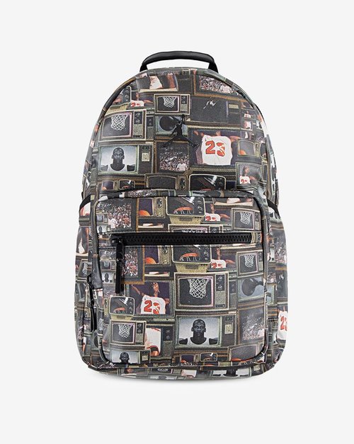 Air Jordan Borough GFX Backpack - Black/Multi - MA9002-K90